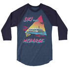 Ski Mcbarge Expo 86 Skiing Vancouver Canada McDonald's 3/4 sleeve raglan shirt