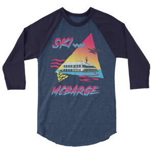 Ski Mcbarge Expo 86 Skiing Vancouver Canada McDonald's 3/4 sleeve raglan shirt
