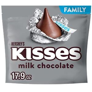 HERSHEY'S KISSES Milk Chocolate Easter Candy Family Pack 17.9 oz