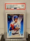 2018 Archives 1993 Topps Design Coming Attraction Alex Verdugo PSA 9 Rookie RC