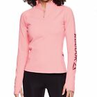 Reebok Activewear Performance Jacket Women Pink Long Sleeve 1/2 Zip Size Small
