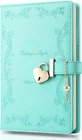 Girls Diary with Lock,Cute Heart Shaped Lock Journal for Women
