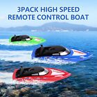 3Pack RC Boat Remote Control Boats for Pools and Lakes 2.4 GHz RC Boat Kids Toys