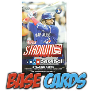 Topps 2020 Stadium Club Baseball Cards Base *PICK A PLAYER* 1-300