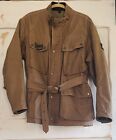 Vintage Belstaff Black Prince Motorcycle Jacket Size L Made in Italy