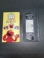 SESAME STREET ELMO'S WORLD Elmo Has Two Hands Ears & Feet (VHS, 2004)