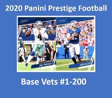 2020 Panini Prestige Football Singles #1-200 Pick Your Card  Complete Your Set