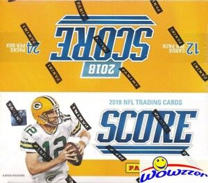 2018 Score Football MASSIVE Factory Sealed 24 Pack Retail Box-288 Cards-72 RC’s!