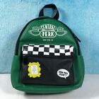 FRIENDS TV Show Central Perk New York Green Checkered Mini Backpack Purse Bag