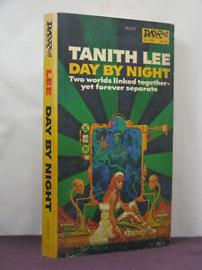 1st, w label signed by author, Day by Night by Tanith Lee (1980) SF PBO