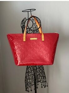 Louis Vuitton Handbag Satchel Purse Red