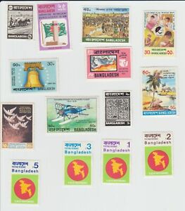 Bangladesh 14 stamps MNH