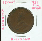 WORLD COINS AUSTRALIA 1922(m)  LARGE PENNY (G966)