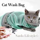 Cat Grooming Bag Kitten Wash Polyester Mesh Scratch Bite Resistant Nail Bath