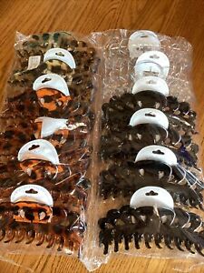 Wholesale Large Lot of 12 Hair Claw Clips  for Resale