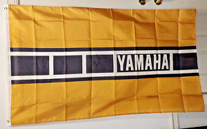 Vintage Yamaha Logo Flag Banner 3x5 ft Mancave Garage Flag MX/SX