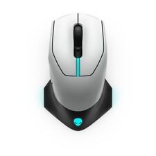 New Alienware Wired/Wireless Gaming Mouse 610M- AW610M - Lunar Light