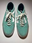 Tony Trujillo TNT 5 Seafoam And White SZ 15 Suede Excellent Condition Preowned