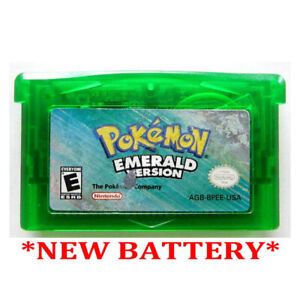 New ListingPokemon Emerald Version * New Battery * (Game Boy Advance Gameboy) * AUTHENTIC *