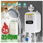 3500W Tankless Hot Water Heater Shower Electric Instant Heater Bathroom US