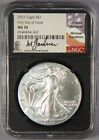 2022 Silver Eagle First Day of Issue NGC MS70 Gaudioso Signed