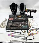 2.653 lbs Costume Jewelry Lot - Necklaces, Earrings, Rings, etc.