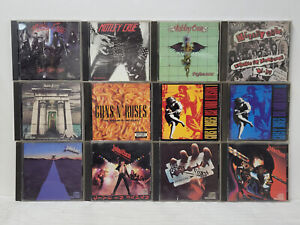 Lot of 40 Hard Rock CDs Judas Priest GUNS N ROSES MOTELY CRUE Quill, etc. HR1