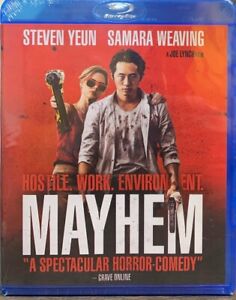 Mayhem BRAND NEW SEALED (Blu-ray, 2017) Samara Weaving Steven Yeun Horror