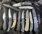 GROUP LOT OF 11 KNIVES CRKT KERSHAW S&W BROWNING