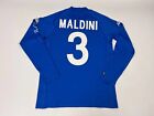 Paolo Maldini 2002 World Cup Italy Home long sleeve jersey