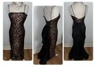GUNNE SAX~SZ 11 TAPESTRY BUSTLE FITTED Long Cocktail Dress Jessica McClintock