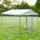 Outdoor Dog Kennel Heavy Duty Dog Cage Playpen Pet House with Waterproof Cover