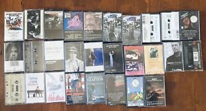 Lot of 28 Rock Cassette Tapes (Petty, Springsteen, Clapton, Seger, Simon, More)