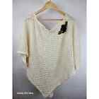 Charlotte Russe, one size, made in USA, Ivory knit shawl