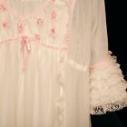 Vintage 1960s Baby Doll Lingerie Nightgown and Robe Ensemble by Olga Size 10/12