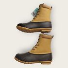 8 Fans Snow Boots Mens Size 11 Waterproof 3M Insulated Color Brown