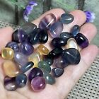 55g Top Natural Fluorite Crystal Rough stone specimens tumbled Gravel m7514
