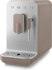 Smeg Automatic Espresso Coffee Machine with Steam Wand color Taupe - pour to cup