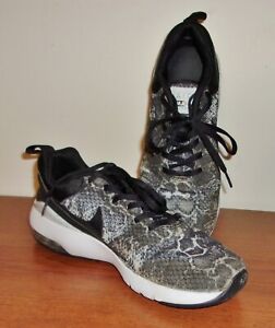 Nike Air Max Siren Women’s  Black Snake Print Athletic Training Shoes- Size 7.5