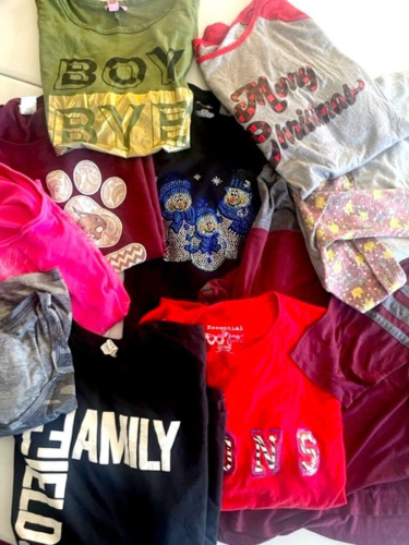 10 Lot lucky brand lula roe st johns bay & more graphic t shirt & tops 3X