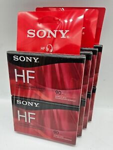 Lot Of 8 Sony HF 90 Minute Blank Audio Cassette Tapes High Fidelity C90HFR
