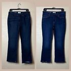 Sonoma Women's Lot Of. Two Jeans Modern Boot Cut Blue Size 10 Petite Pre-Owned