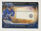 Mike Moustakas 2015 Topps Strata CLEARLY AUTHENTIC Game Used Jersey Relic 17/99