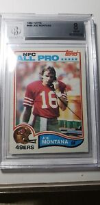 1982 Topps - #488 Joe Montana All Pro Bgs 8.0 San Francisco 49ers