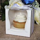 US Wedding Favors(TM) 25/50/100 White Cupcake Boxes Party Favor Container 3.5
