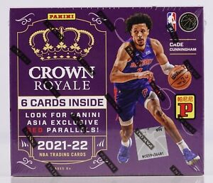 2021-22 Panini Crown Royale Asia Tmall Basketball Factory Sealed Hobby Box NBA