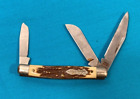 Schrade USA UNCLE HENRY 834UH Stockman Pocket Knife 3 Blade Vintage