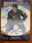 19-20 O-Pee-Chee Platinum Best In The World Auto Very SP BW-11 Mark Stone