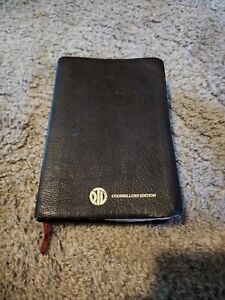 Vintage PTL Club Counselors Edition BIBLE Genuine Leather KJV Red Letter