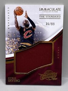 KYRIE IRVING 2016-17 Panini Immaculate The Standard Jersey Patch Game Worn /99